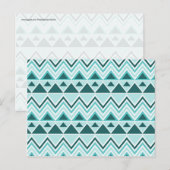 Aztec Andes Tribal Mountains Triangles Chevrons Briefkaart (Voorkant / Achterkant)