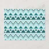 Aztec Andes Tribal Mountains Triangles Chevrons Briefkaart (Voorkant)