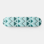 Aztec Andes Tribal Mountains Triangles Chevrons Skateboard (Horizontaal)