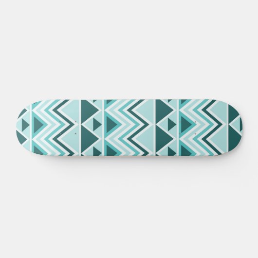 Aztec Andes Tribal Mountains Triangles Chevrons Skateboard (Horizontaal)