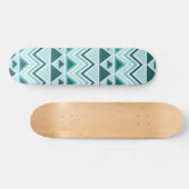 Aztec Andes Tribal Mountains Triangles Chevrons Skateboard (Horizontaal)