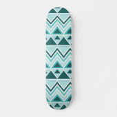 Aztec Andes Tribal Mountains Triangles Chevrons Skateboard (Voorkant)