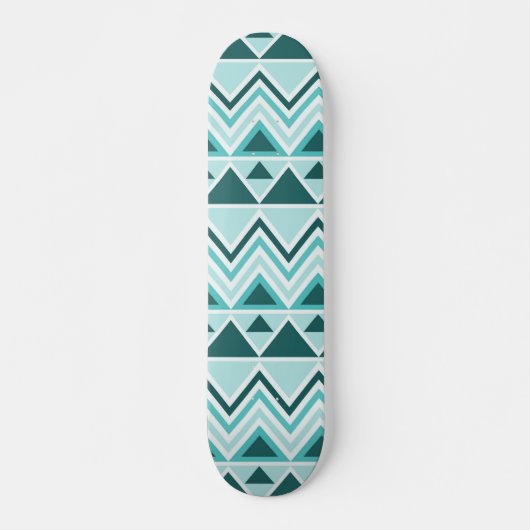 Aztec Andes Tribal Mountains Triangles Chevrons Skateboard (Voorkant)