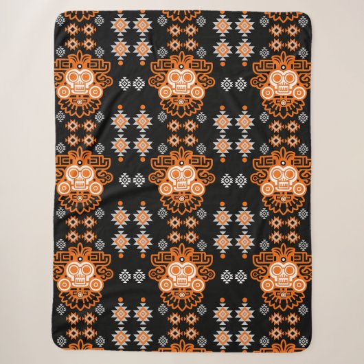 Aztec Arizona print Sherpa Deken (Voorkant)