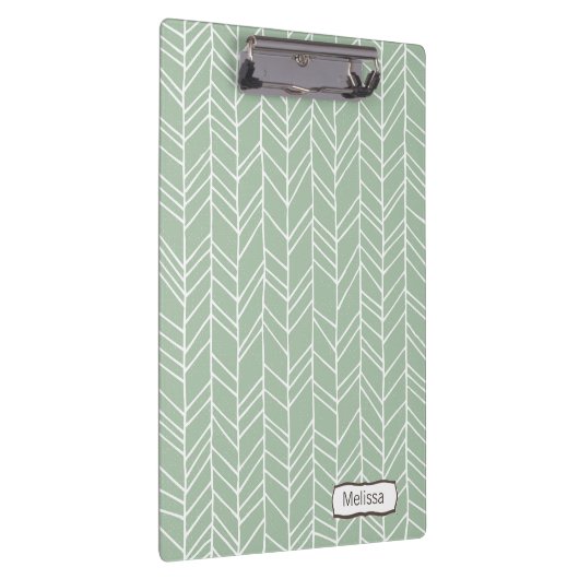 Aztec Arrow Pattern Modern Personalized Clip board Klembord (Rechts)