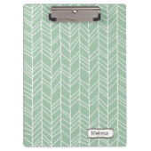 Aztec Arrow Pattern Modern Personalized Clip board Klembord (Voorkant)