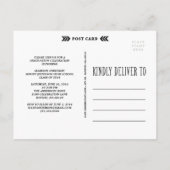 Aztec Arrows | Afstuderen Briefkaart uitnodiging (Achterkant)