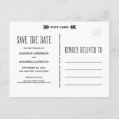 Aztec Arrows | Het Briefkaart Datum opslaan (Achterkant)