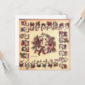 Aztec Art Card Kaart (Voorkant / Achterkant in situ)