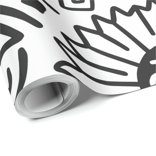 Aztec Art - Lizard Pattern Cadeaupapier (Rol Hoek)