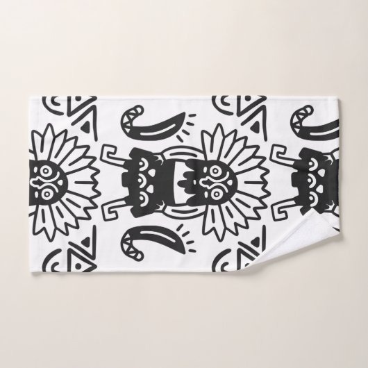 Aztec Art - Lizard Pattern Handdoek (Handdoek)