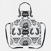 Aztec Art - Lizard Pattern Schort (Voorkant)