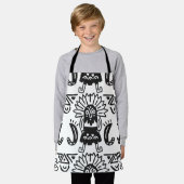 Aztec Art - Lizard Pattern Schort (Gedragen)