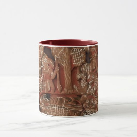 Aztec Art Relief Mok (Midden)