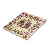 Aztec Art Tile Tegeltje (Zijkant)