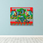 Aztec  Artistic Design Canvas Afdruk (Insitu (Houten vloer))