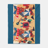 Aztec Aztecs Fleece Deken (Voorkant)