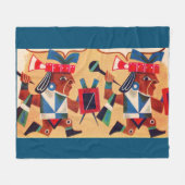 Aztec Aztecs Fleece Deken (Voorkant (Horizontaal))