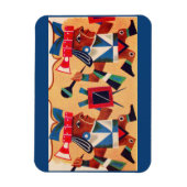 Aztec Aztecs Magneet (Verticaal)