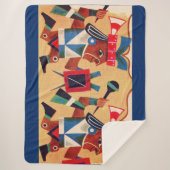 Aztec Aztecs Sherpa Deken (Voorkant)