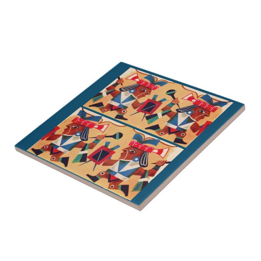 Aztec Aztecs Tegeltje (Zijkant)