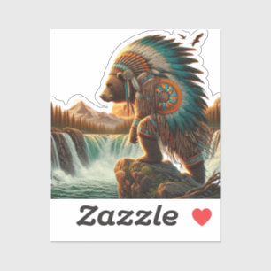Aztec Beer Warrior Sticker