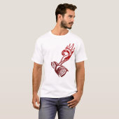 AZTEC BIRD RED T-SHIRT (Voorkant volledig)