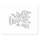 Aztec Bird Rubberstempel (Afrduk)