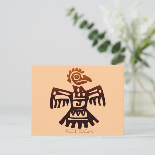 AZTEC ~ Bird Spirit Briefkaart (Staand voorkant)