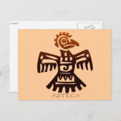 AZTEC ~ Bird Spirit Briefkaart (Voorkant / Achterkant)