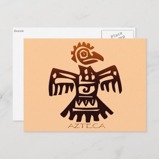 AZTEC ~ Bird Spirit Briefkaart (Voorkant / Achterkant)
