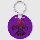 AZTEC ~ Bird Spirit Sleutelhanger (Voorkant)