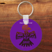 AZTEC ~ Bird Spirit Sleutelhanger (Voorkant)