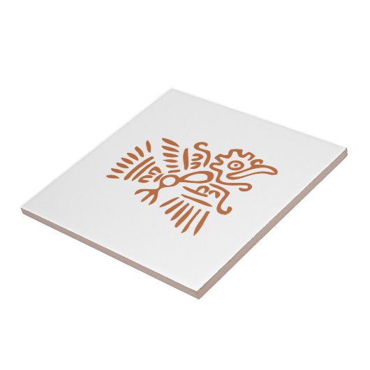Aztec Bird Tegeltje (Zijkant)