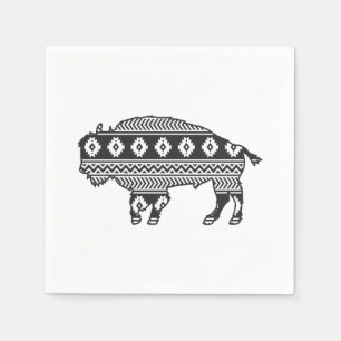Aztec Bison Buffalo Servet