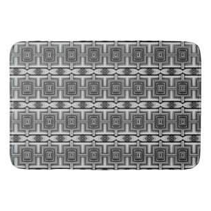 Aztec Black White en Grey Badmat