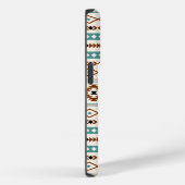 Aztec Blauwgroen Terracotta Black Cream Mixed Patt Case-Mate iPhone Case (Achterkant / Rechts)