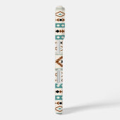 Aztec Blauwgroen Terracotta Black Cream Mixed Patt Case-Mate iPhone Case (Achterkant / Rechts)