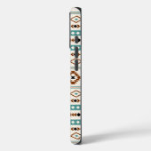Aztec Blauwgroen Terracotta Black Cream Mixed Patt Case-Mate iPhone Case (Achterkant / Links)