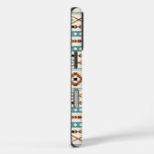 Aztec Blauwgroen Terracotta Black Cream Mixed Patt Case-Mate iPhone Case (Achterkant / Rechts)