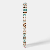 Aztec Blauwgroen Terracotta Black Cream Mixed Patt Case-Mate iPhone Case (Achterkant / Rechts)
