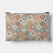 Aztec Block Symbol Pattern Teals CRM Terracotta Etui (Voorkant)
