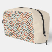 Aztec Block Symbol Pattern Teals CRM Terracotta Toilettasje (Rechterhoek)