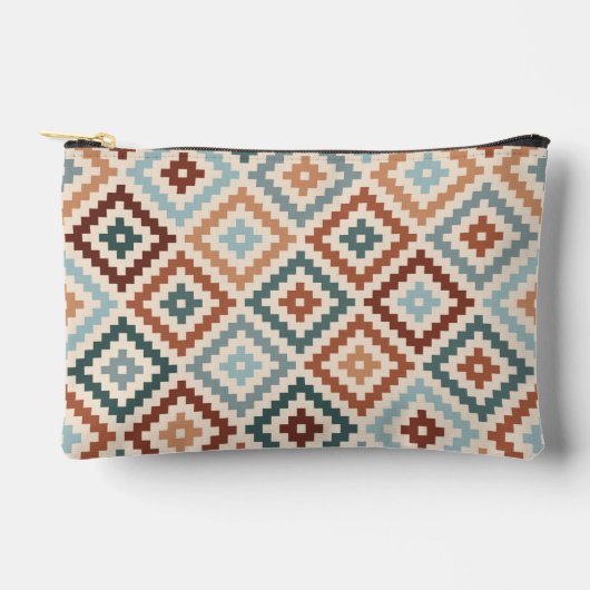 Aztec bloksymbool Big PTN Teals CRM-terracotta's Etui (Voorkant)