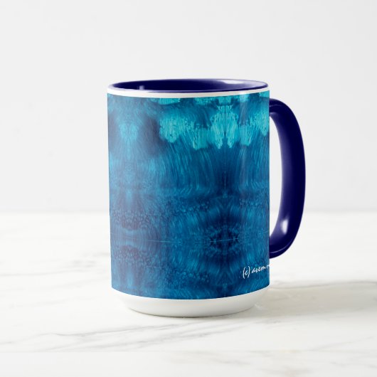 Aztec Blue Adventure Mok (Voorkant rechts)