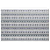 Aztec Blue en White Seamless Premium Fabric Stof (Yard (91,4 cm))