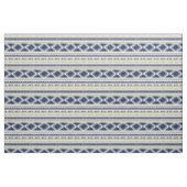 Aztec Blue en White Seamless Premium Fabric Stof (Fat Quarter)