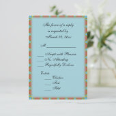 Aztec Blue met Entree Choice RSVP (Staand voorkant)