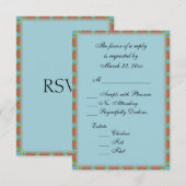Aztec Blue met Entree Choice RSVP (Voorkant / Achterkant)