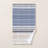 Aztec Blue Pattern Bad Handdoek (Handdoek)